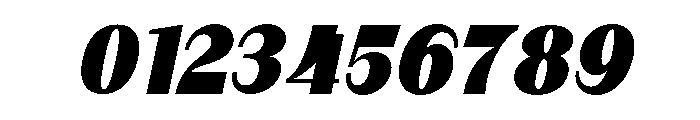 Qorvyn Bold Condensed Italic Font OTHER CHARS