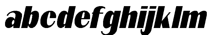 Qorvyn Bold Condensed Italic FONT