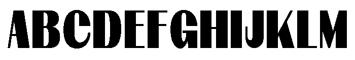 Qorvyn Bold Condensed Font UPPERCASE