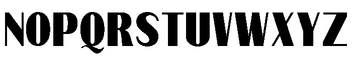 Qorvyn Bold Condensed Font UPPERCASE