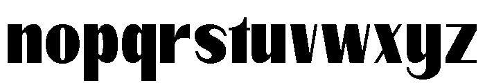 Qorvyn Bold Condensed Font LOWERCASE