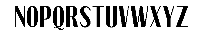 Qorvyn Condensed Font UPPERCASE