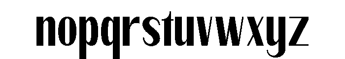 Qorvyn Condensed Font LOWERCASE