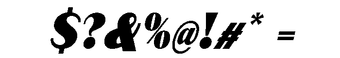 Qorvyn ExtBd Cond Ita Font OTHER CHARS