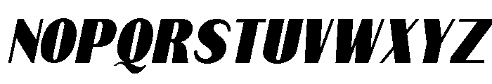 Qorvyn ExtBd Cond Ita Font UPPERCASE