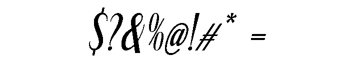 Qorvyn ExtLt Cond Ita Font OTHER CHARS