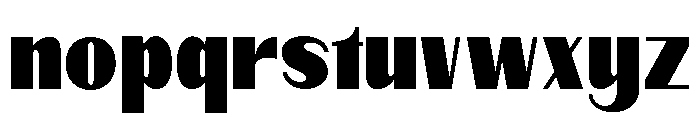 Qorvyn Extra Bold Condensed Font LOWERCASE