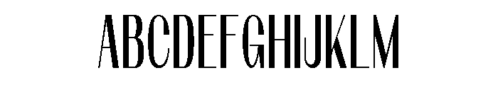 Qorvyn Extra Light Condensed Font UPPERCASE