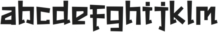 QOROSHI Regular ttf (400) Font LOWERCASE