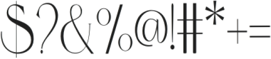 Qoency otf (400) Font OTHER CHARS