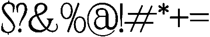 Qolose Regular otf (400) Font OTHER CHARS