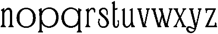 Qolose Regular otf (400) Font LOWERCASE