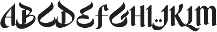 Qomariah Arabic otf (400) Font UPPERCASE