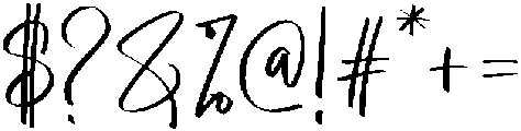 Qonelya otf (400) Font OTHER CHARS