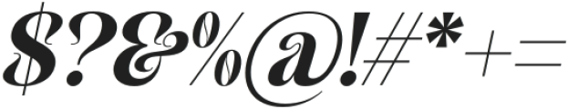 Qorina Italic otf (400) Font OTHER CHARS