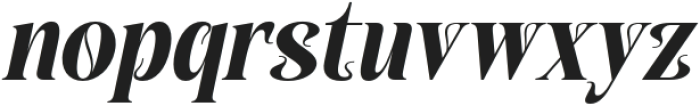 Qorina Italic otf (400) Font LOWERCASE
