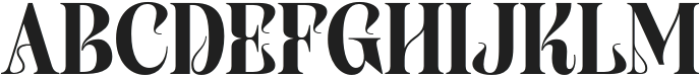 Qorina Regular otf (400) Font UPPERCASE