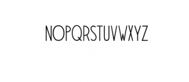 Qontreau; Modern & Elegant Typeface Font UPPERCASE