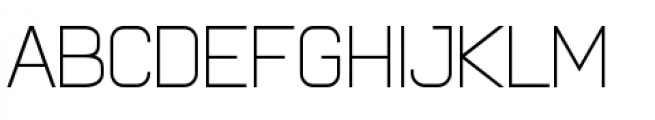 Qotho Light Font UPPERCASE