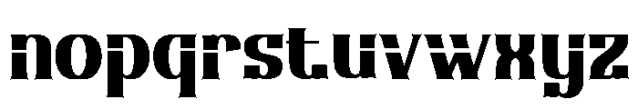Qonihytrial Regular Font LOWERCASE
