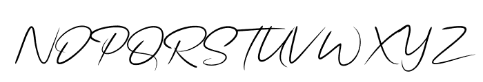 QonitaSignature Font UPPERCASE