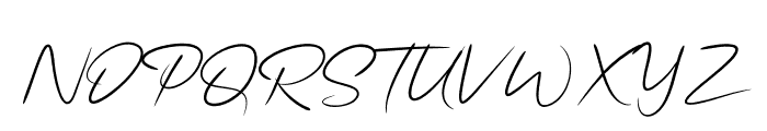 QonitaSignature Font UPPERCASE