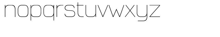 Qotho Thin Font LOWERCASE
