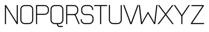 Qotho Light Font UPPERCASE