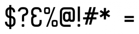 Qotho Medium Condensed Font OTHER CHARS