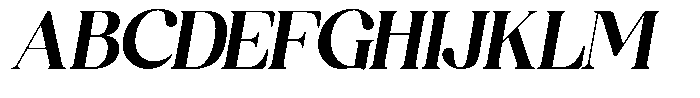 Qoncila Italic Font UPPERCASE