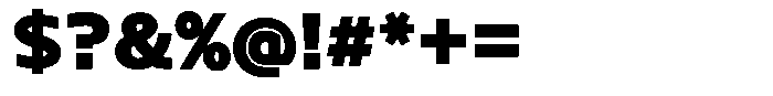 Qonora Black Font OTHER CHARS