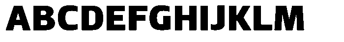 Qonora Black Font UPPERCASE