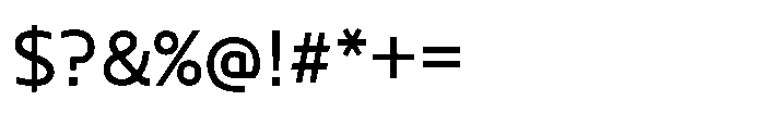 Qonora Regular Font OTHER CHARS