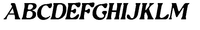 Qontra Italic Font UPPERCASE
