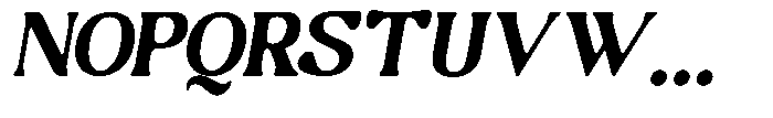Qontra Italic Font UPPERCASE