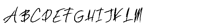 Qonttany Font UPPERCASE