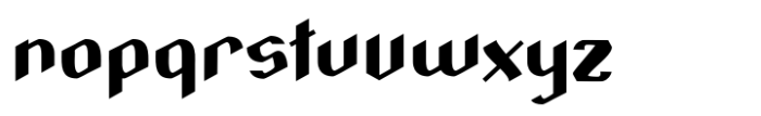 Qoodara Font LOWERCASE