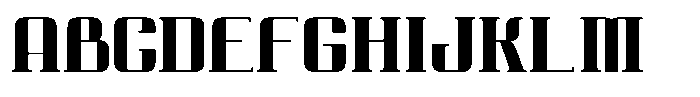Qoove Bold Font UPPERCASE