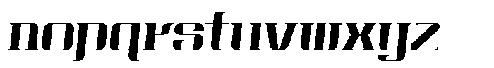 Qoove Medium-Italic Font LOWERCASE