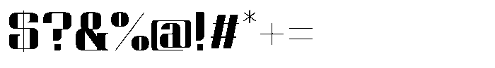 Qoove Medium Font OTHER CHARS