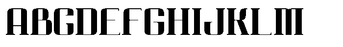 Qoove Medium Font UPPERCASE