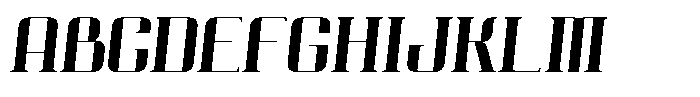 Qoove Regular-Italic Font UPPERCASE