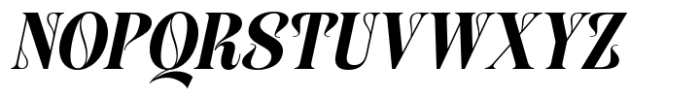 Qorina Italic Font UPPERCASE