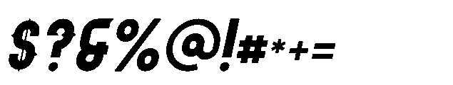 Qosta Italic Font OTHER CHARS