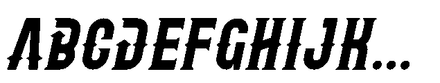 Qosta Italic Font UPPERCASE