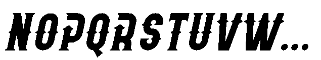 Qosta Italic Font LOWERCASE