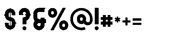 Qosta Regular Font OTHER CHARS