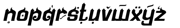 Qosydu Font LOWERCASE