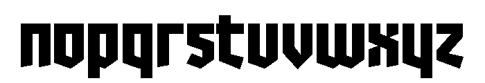 Qronix Regular Font LOWERCASE