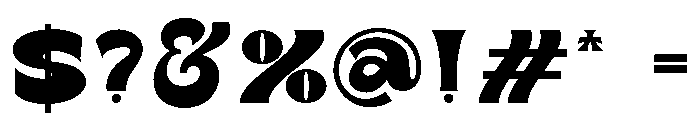 Qruzee Font OTHER CHARS